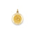 Saint George Medal Charm in 14k Gold