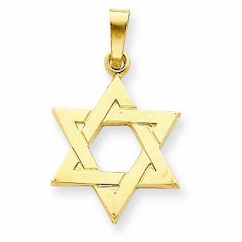 14k Gold Star of David Pendant, Gorgeous Pendants for Necklace