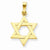 14k Gold Star of David Pendant, Gorgeous Pendants for Necklace