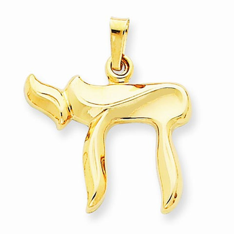 14k Gold Chai Pendant, Lovely Pendants for Necklace