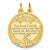 14k Gold Mizpah Charm hide-image