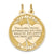 Mizpah Break-apart Charm in 14k Gold