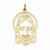 14k Gold Jesus Charm hide-image