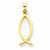 14k Gold Ichthus Fish pendant, Beautiful Pendants for Necklace