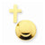 14k Gold Cross Tie Tac