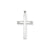 Cross Charm in 14k White Gold
