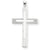 14k Gold White Cross Charm hide-image