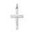 INRI Crucifix Charm in 14k White Gold