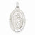 14k White Gold Saint Christopher Medal pendant, Beautiful Pendants for Necklace