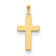 14k Gold Cross Charm hide-image