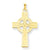14k Gold Celtic Cross Charm hide-image