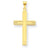14k Gold Cross Charm hide-image