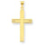 14k Gold Cross Charm hide-image