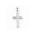 14k White Gold Cross Pendant, Beautiful Pendants for Necklace