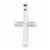 14k White Gold Cross Pendant, Exquisite Pendants for Necklace