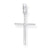 14k White Gold Cross Charm hide-image