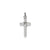 Cross Charm in 14k White Gold