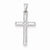 14k White Gold Hollow Cross Pendant, Classy Pendants for Necklace