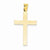 14k Gold Polished Cross Pendant, Dazzling Pendants for Necklace