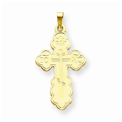 14k Gold Eastern Orthodox Cross pendant, Delightful Pendants for Necklace