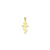 Eastern Orthodox Cross Charm in 14k Gold