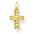 14k Gold Cross Charm hide-image