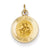 14k Gold Saint George Medal Charm hide-image