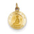 14k Gold Saint Elizabeth Seton Medal Charm hide-image