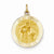 14k Gold Saint Gerard Medal Pendant, Pendants for Necklace