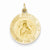 14k Gold Our Lady of Perpetual Help Medal Pendant, Pendants for Necklace