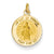 14k Gold Infant of Prague Medal Charm hide-image