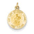 14k Gold Our Lady of Mt. Carmel Medal Charm hide-image