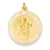 14k Gold Our Lady of Mt. Carmel Medal Charm hide-image