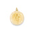 Our Lady of Mt. Carmel Medal Charm in 14k Gold