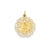 Our Lady of Mt. Carmel Medal Charm in 14k Gold