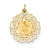 14k Gold Our Lady of Mt. Carmel Medal Charm hide-image