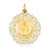 14k Gold Matka Boska Medal Charm hide-image