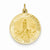14k Gold Our Lady of Fatima Medal pendant, Adorable Pendants for Necklace
