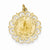 14k Gold Our Lady of Fatima Medal pendant, Dazzling Pendants for Necklace