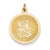 14k Gold Saint George Medal Charm hide-image