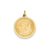 Saint Christopher Medal Charm in 14k Gold