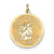 14k Gold Saint Anthony Medal Charm hide-image