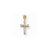 14k Gold & Rhodium Diamond Latin Cross pendant, Gorgeous Pendants for Necklace