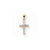 14k Gold & Rhodium Diamond Latin Cross pendant, Lovely Pendants for Necklace