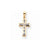 14k Gold & Rhodium Diamond Cross pendant, Appealing Pendants for Necklace