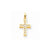 14k Gold Diamond Latin Cross Pendant, Pendants for Necklace