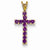 14k Gold Amethyst Cross pendant, Appealing Pendants for Necklace