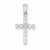 14k White Gold CZ Cross pendant, Gorgeous Pendants for Necklace