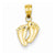 14k Gold Small Feet Pendant, Pendants for Necklace