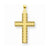 14k Gold Laser Designed Cross Pendant, Adorable Pendants for Necklace